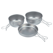Snow Peak Titanium Cook Set, 3Pcs