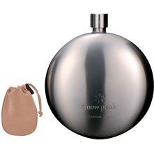 Snow Peak Titanium Round Flask