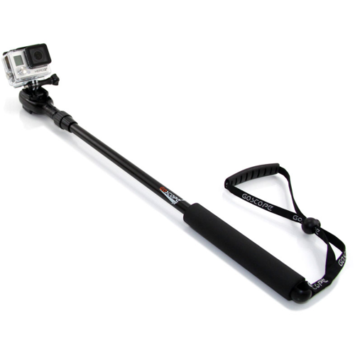 GoScope Original GoPro Pole 1X Telescoping, Black