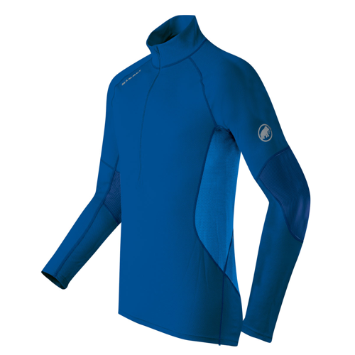 Mammut Zip Longsleeve Allyear Baselayer For Men Black Xlarge Twizio