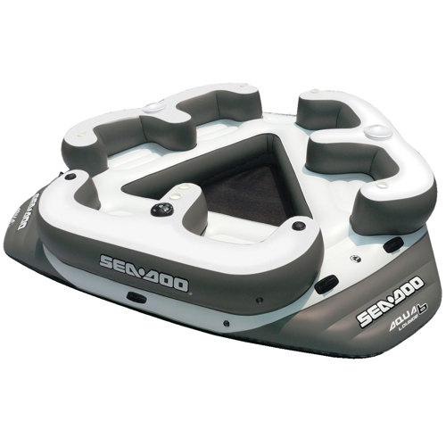 aqua lounge float with headrest