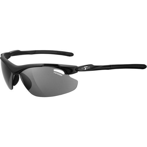 Tifosi Tyrant 2.0 Interchangeable Sunglasses Matte Black - Smoke/AC Red/Clear Lenses