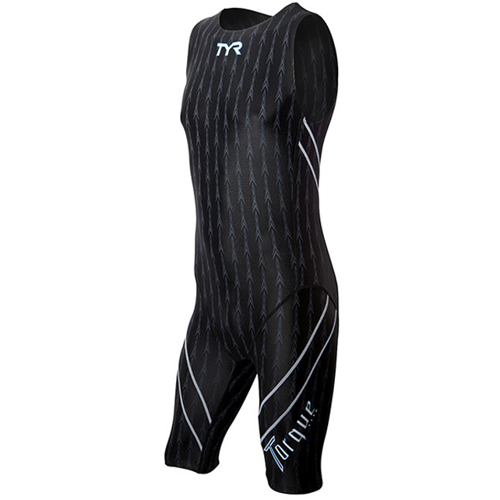 Tyr Men’s Torque Lite Swimskin Triathlon Suit, Black Kaydel