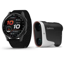 Garmin Approach S50 43mm AMOLED GPS Golf Smartwatch w/Z30 6x Laser