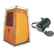 Nemo Heliopolis Privacy Shelter & Shower Tent with Helio Pressure
