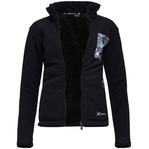 Arctix Birch Printed Pocket Fleece Jacket for Women Black X-Large