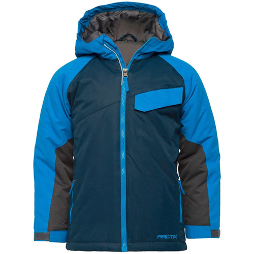 Arctix Fast Lane Insulated Winter Jacket for Boys Medium Nautical Blue