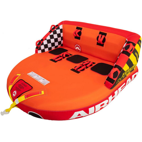 Sportsstuff by Airhead Super Mable Inflatable 3 Rider Towable Tube