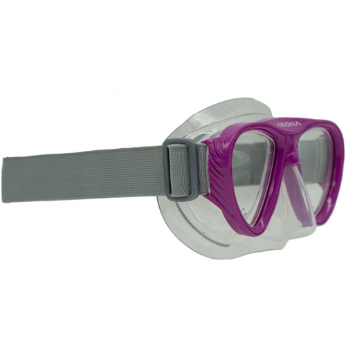 Akona Little Cayman Two Lens Snorkeling Mask for Youth Magenta
