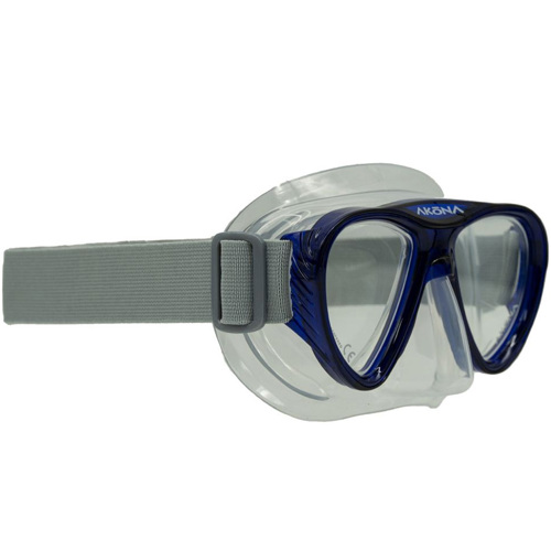 Akona Little Cayman Two Lens Snorkeling Mask for Youth Blue