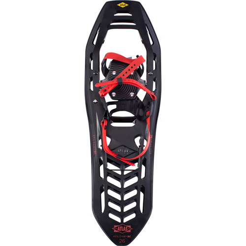 Atlas Helium-BC Snowshoes Black/Red 23"