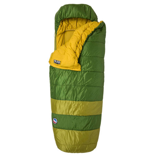 Big Agnes Echo Park 20 (FireLine MAX) Sleeping Bag, Wide Long -Green/Olive