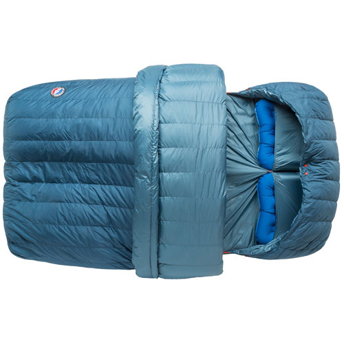Big Agnes King Solomon 35 Sleeping Bag, Double Wide, Legion Blue/Tapestry