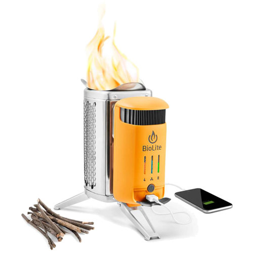 BioLite CampStove 2+ Electricity Generating Wood Camp Stove