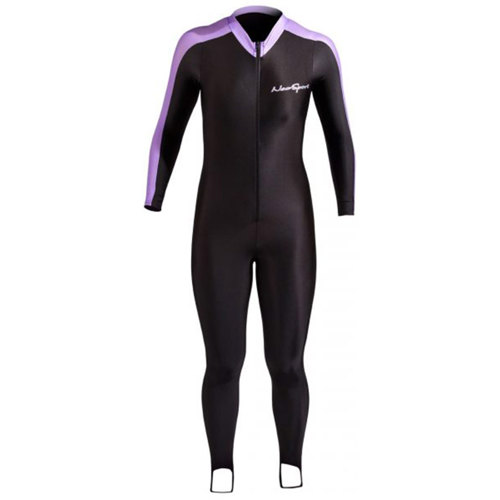 NeoSport by Henderson Spandex Skin Suit Black/Lavender X-Large