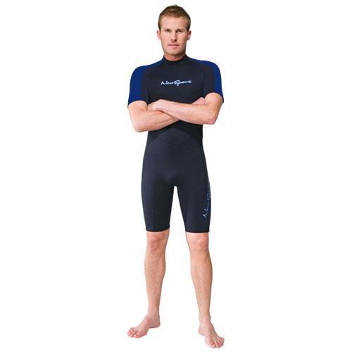 NeoSport 3mm Men's Shorty Wetsuit XX-Large Black/Blue