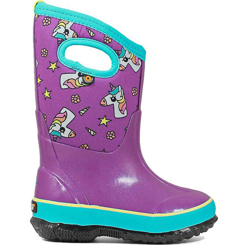 purple unicorn boots