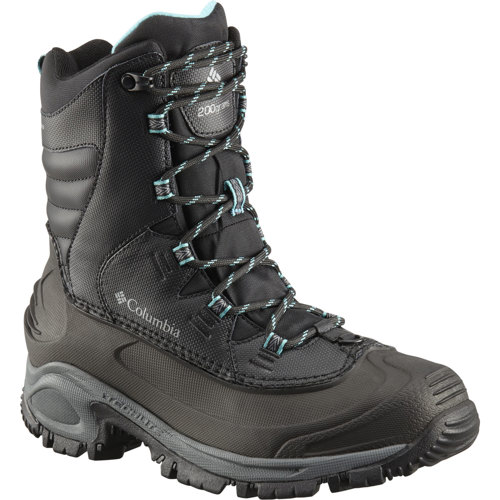 Columbia Women's Bugaboot III Waterproof Boot, Black/Pacific Rim