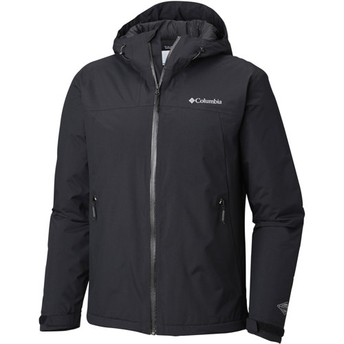 columbia men's insulated rain jacket