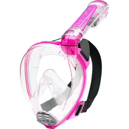 Cressi Duke Dry Full-Face Mask Medium/Large Clear/Translucent Pink