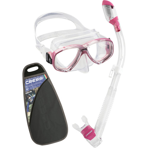 Cressi Perla Mask/Dry Snorkel Package