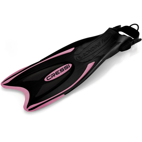 Cressi Palau Long Adjustable Fins (LAF) Small/Medium Pink