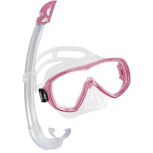Cressi Onda Mask with Mexico Snorkeling Package Clear/Pink
