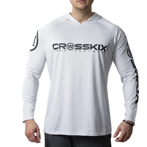 Crosskix Men's Hooded Long Sleeve Top Large