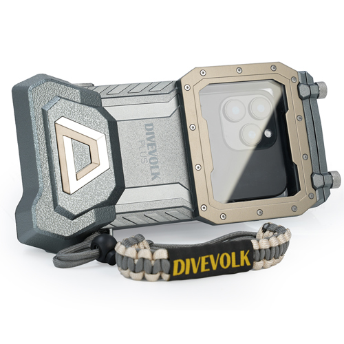 DiveVolk SeaTouch 4 Max Plus Underwater Smartphone Housing Starlight Gray