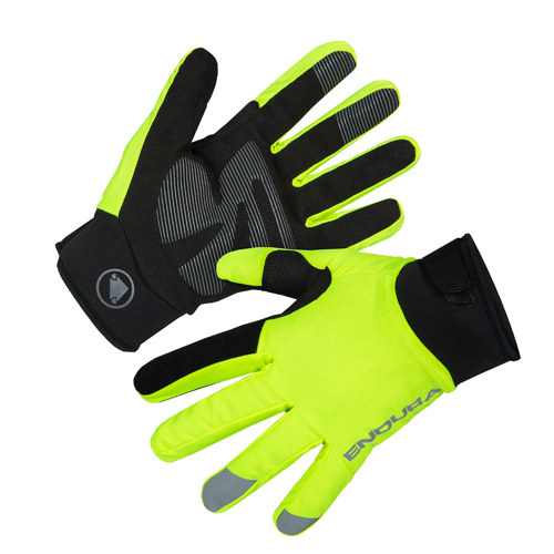Endura Strike Gloves for Men Large Hi-Viz Yellow