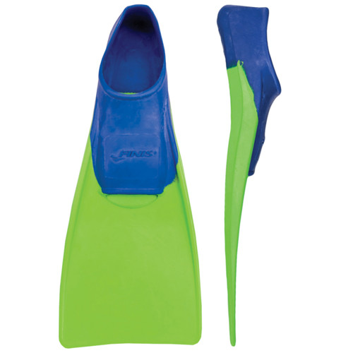 Finis Long Floating Fins Blue/Lime Green JR 8-11