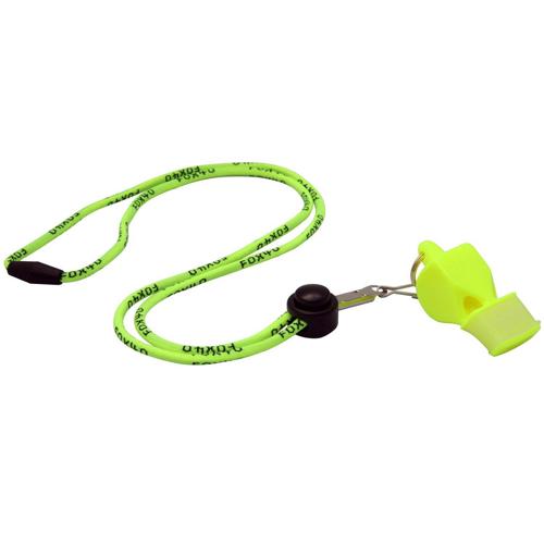 Fox 40 Classic CMG Whistle with Breakaway Lanyard Neon Single