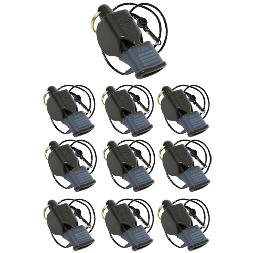 Fox 40 Mini CMG Whistle with Lanyard 10-Pack