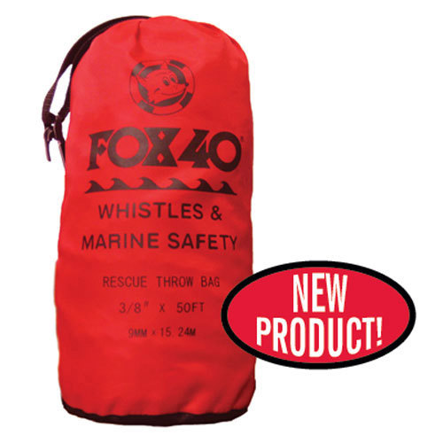 Fox 40 Marine Rescue Red Throw Bag 50' (15m)