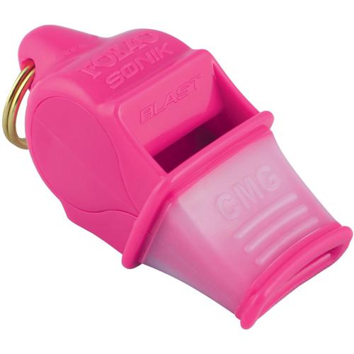 Fox 40 Sonik Blast CMG Whistle with Breakaway Lanyard Pink Single