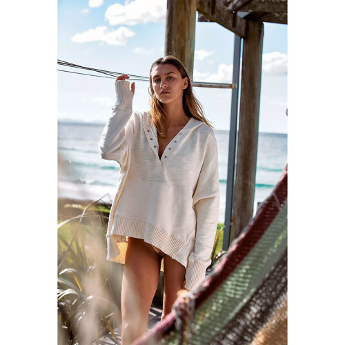 FP Movement Solid Honey Dove Pullover 