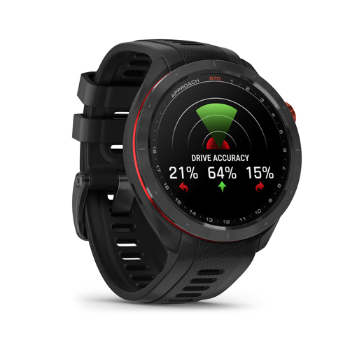 Garmin Approach S70 47mm GPS Golf Smartwatch, Black Bezel w
