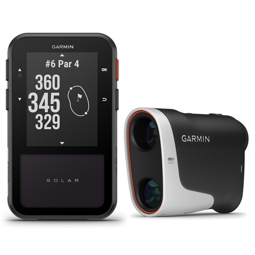 Garmin Approach G20 Solar GPS Golf Handheld with Z30 6x Laser Range Finder
