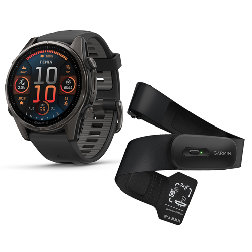 Garmin Fenix 8 Sapphire GPS Smartwatch with HRM 200 Heart Rate Monitor