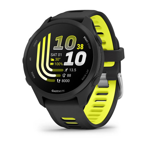 Garmin Forerunner 170 Music GPS Running Smartwatch Black/Amp Yellow