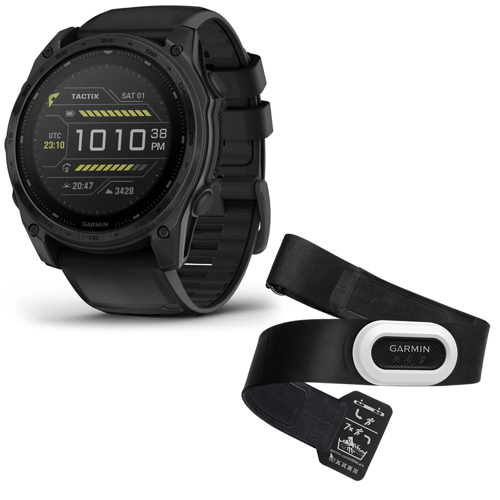Garmin tactix 8 51mm Solar GPS Smartwatch with HRM-Pro Plus Heart Rate Monitor