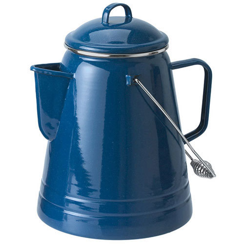 Download GSI Outdoors Enamelware Coffee Boiler - 36 Cup - Blue
