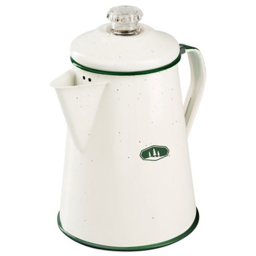 GSI Outdoor Enamel Coffee Percolator Deluxe 8 Cup 8354