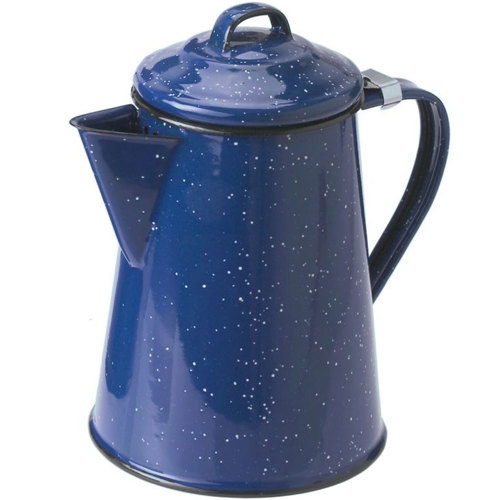GSI Outdoors Enamelware Coffee Pot - Blue 6 Cup