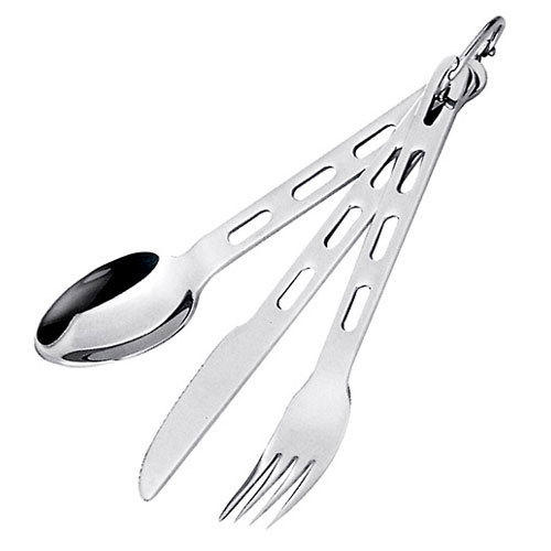 GSI Outdoors Glacier Stainless 3 pc. Ring Cutlery