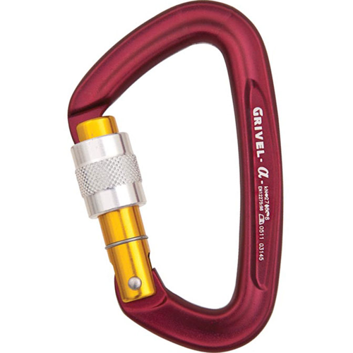 Grivel Alpha K1N ScrewGate Anodized Carabiner