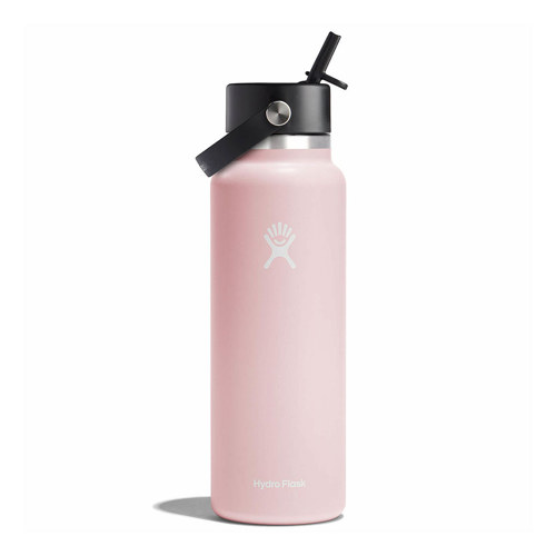 Hydro Flask 40 oz Wide Mouth Vacuum Insulated Water Bottle with Flex Straw Cap