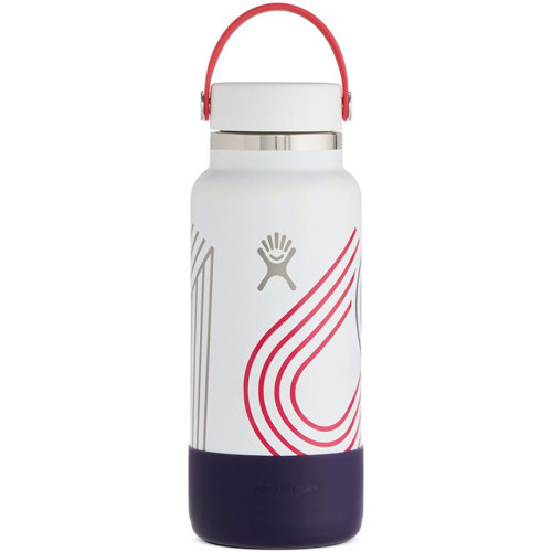 Hydro Flask USA 32oz Wide Mouth with Flex Cap & Boot Snowball, LE