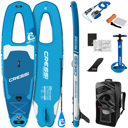 Cressi Hydrosports 10'2'' Reef iSUP Set, Blue