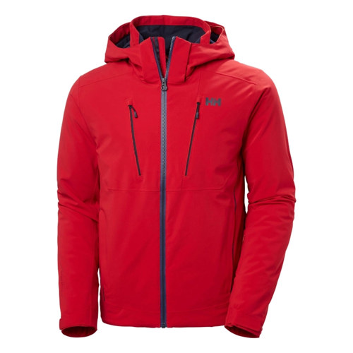 Helly Hansen Alpha 4.0 Ski Jacket for Men Medium Red
